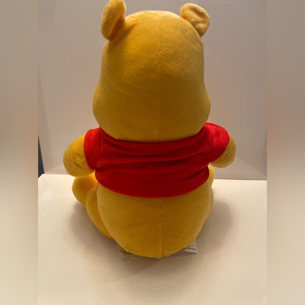Disney Winnie the Pooh Plush - Cheerful Yellow and Bright Red shirt - Picture 2 of 3